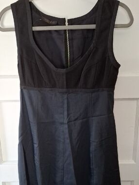 Narciso Rodriguez Black and Gray Dress Label Detail Narcisco Rodriguez
